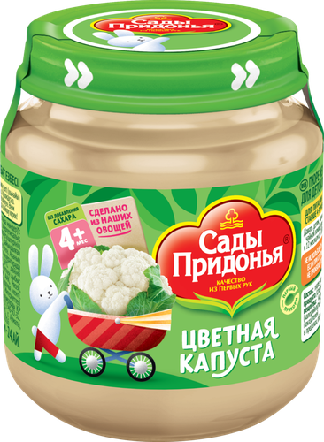 

Пюре Сады Придонья цветная капуста с 4 месяцев, 120 г
