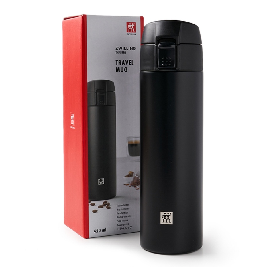 

Термокружка Zwilling черная 450 мл 1 шт. Китай