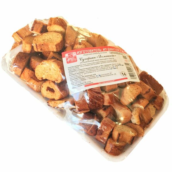 Сухари Домашние высший сорт