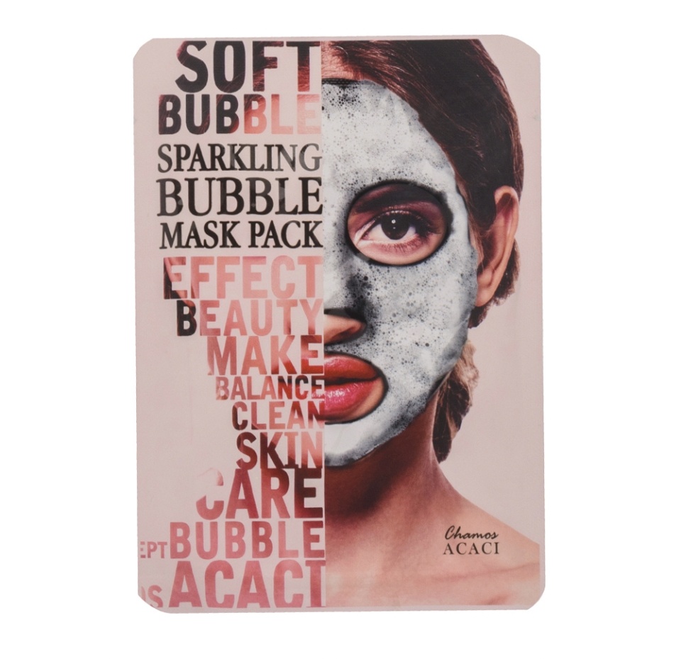 

Маска для лица Chamos Acaci Soft Bubble очищающая кислородная 23 мл