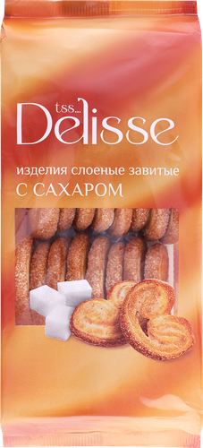 

Изделия сдобные Delisse Завитые с сахаром