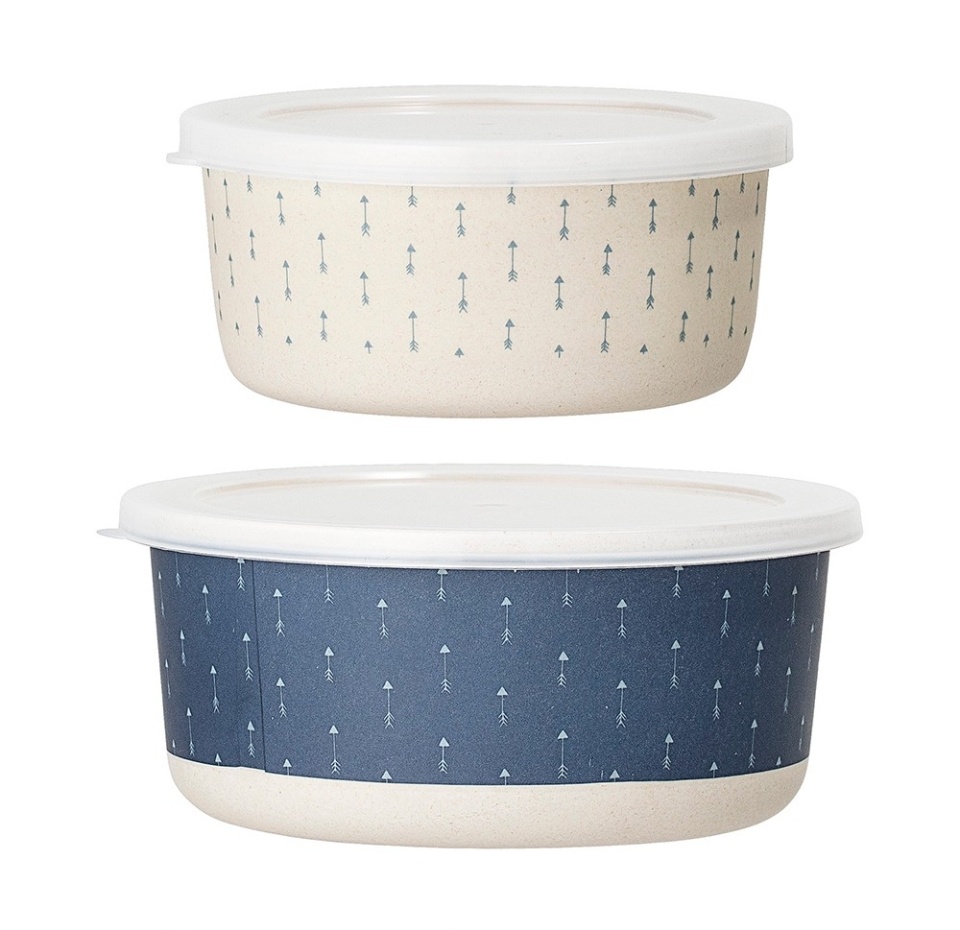 

Набор бамбуковых лотков синий Bloomingville 2 шт.