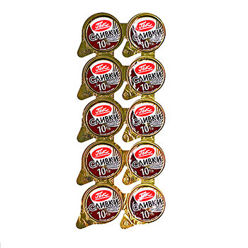 Сливки питьевые Гек стерилизованные 10%, 10×10г