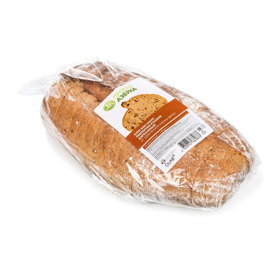 

Хлеб Бон Санте пшенично-ржаной нарезанный Просто Азбука