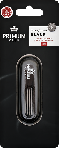 Ароматизатор автомобильный PREMIUM CLUB Prestige Black, подвесной, Арт. 
10352