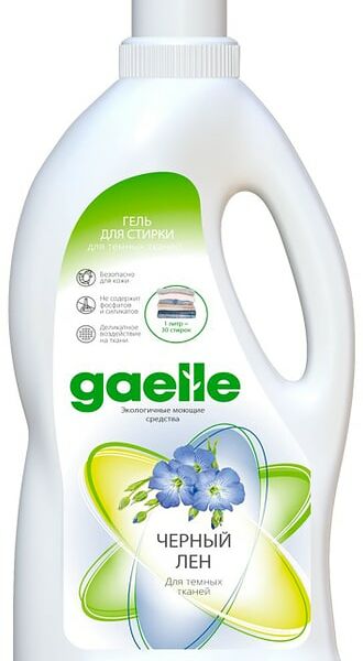 Гель для стирки Gaelle для черного белья Черный лен 1л