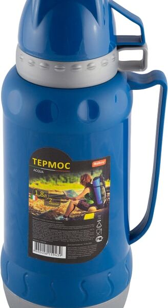 Термос Mallony Aqua с двумя чашками 1.8л