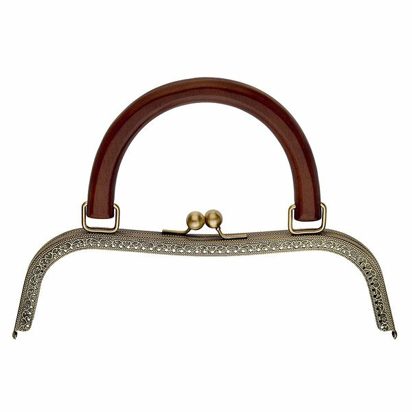 Замок д/сумки 'Kylie' 26*19см, цв.состаренной латуни Prym