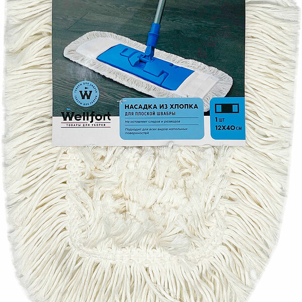 Насадка на швабру Wellfort из микрофибры арт. 21fc080601