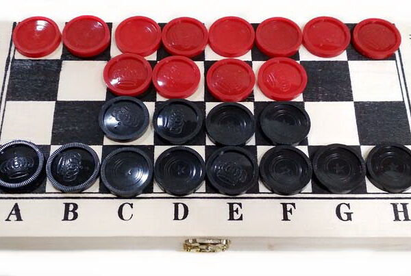 Шашки с деревянной доской HD-12-N