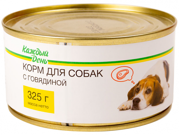 Корм для собак Каждый день с говядиной