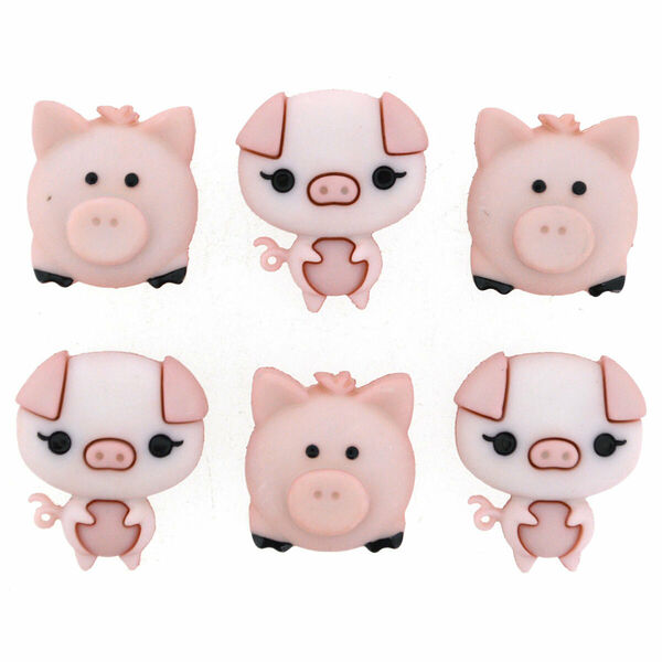 10415, Пуговицы-фигурки. Поросята Dress It Up