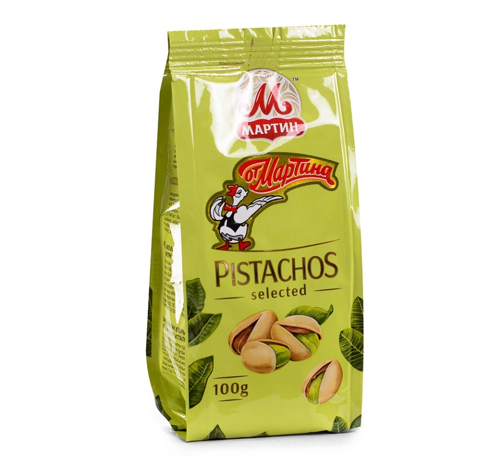 

Фисташки от Мартина обжаренные отборные неочищенные с солью 100 г