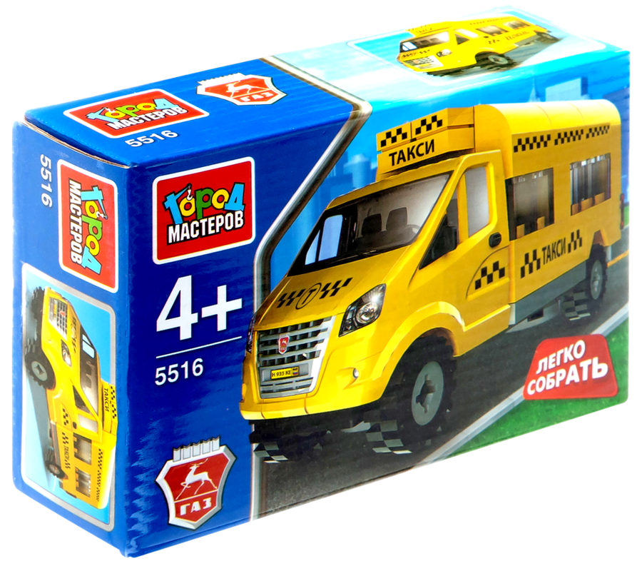 

Конструктор ГОРОД МАСТЕРОВ Легко cобрать Газель, в ассортименте