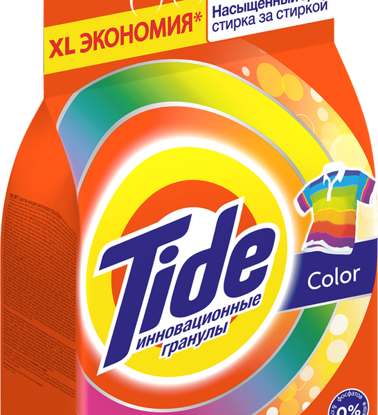 Стиральный порошок для цветного белья TIDE Аквапудра Color, автомат