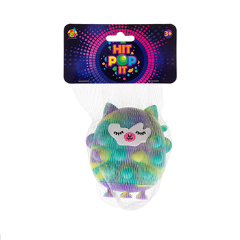 

Игрушка-антистресс 1TOY жмяка Hit Pop It лама на присосках, 1 шт., в ассортименте