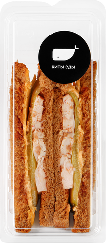 

Сэндвич Киты еды с куриной грудкой на ржаном хлебе 120 г