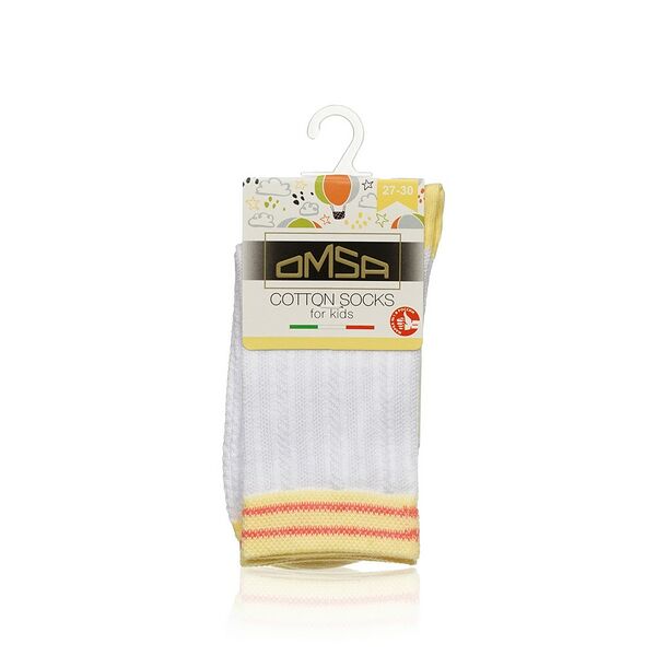 Детские ажурные носки Omsa Kids Bianco р.27-30