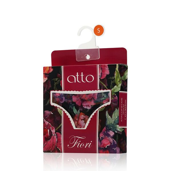Женские трусы Atto Fiori , Фиолетовые пионы , S