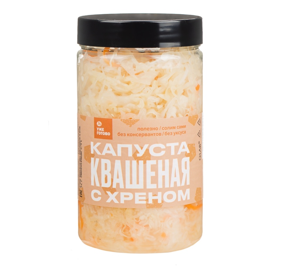 

Капуста квашеная Уже Готово с хреном 600 г