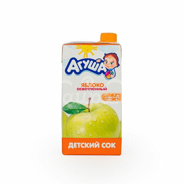 Детское питание Сок Агуша 500мл Яблоко Осветленный с 3лет