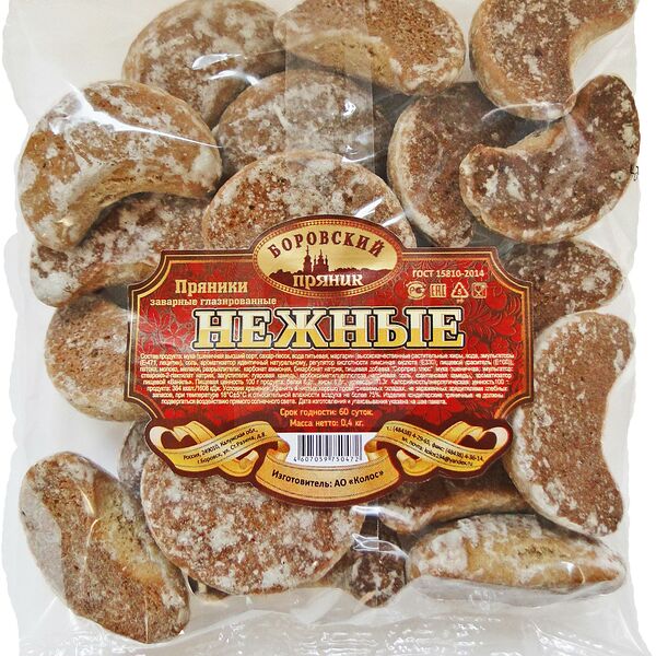 Пряники Колос нежные заварные глазированные, 400 г