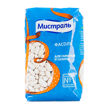 

Фасоль Мистраль белая для гарниров и салатов 450 г