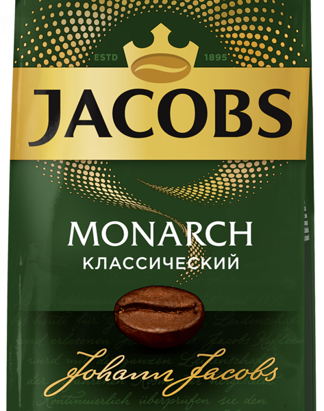 Кофе зерновой JACOBS Monarch натуральный жареный