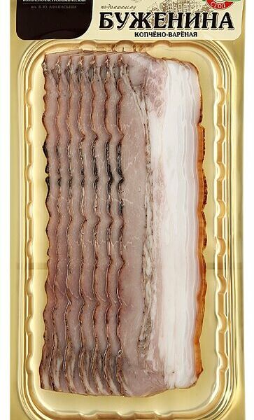 Буженина копчёно-варёная Егорьевская КГФ по-домашнему в нарезке
