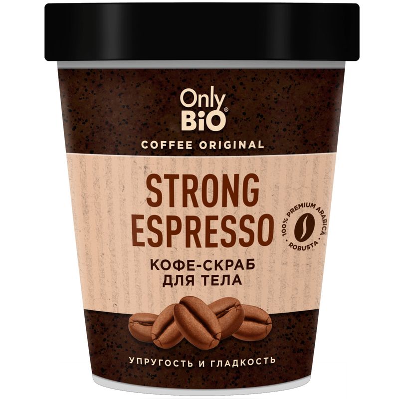 

Скраб Only Bio Coffee Original Strong Espresso кофейный для тела 230 мл