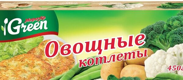 Котлеты Морозко Green овощные 450г