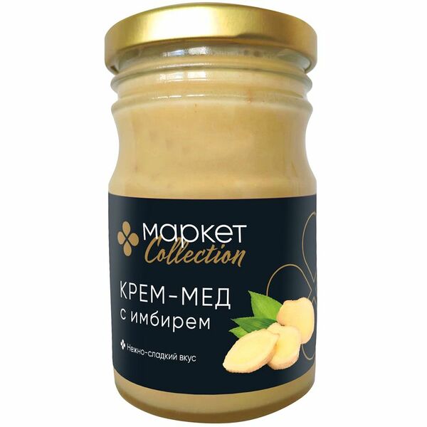 Крем-мёд с имбирем Маркет Collection, 250г
