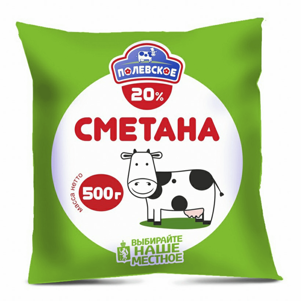 Сметана Полевское 20%