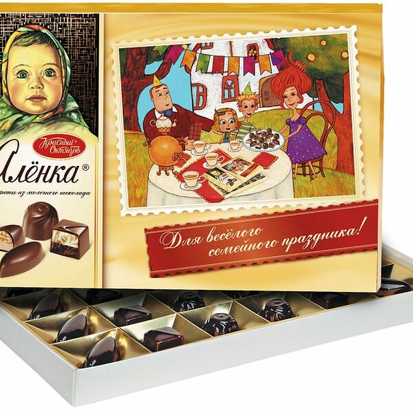 Набор конфет Алёнка из молочного шоколада, 185г