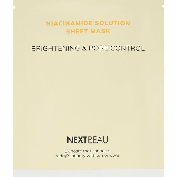 Маска тканевая для лица Nextbeau с ниацинамидом выравнивающая 22 мл