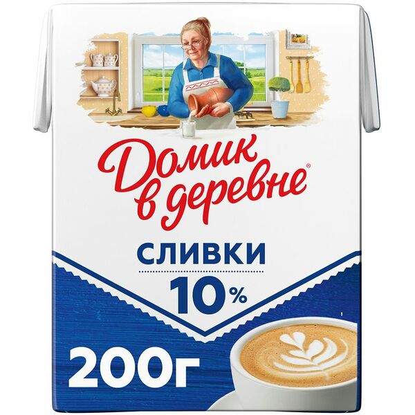 Сливки Домик в деревне 10%