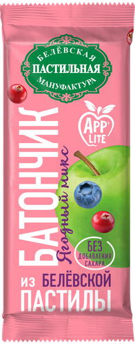 

Батончик из пастилы Белёвская пастильная мануфактура ягодный микс 35 г