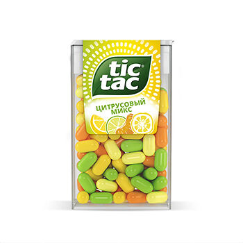 Драже Tic Tac цитрусовый микс, 49 г