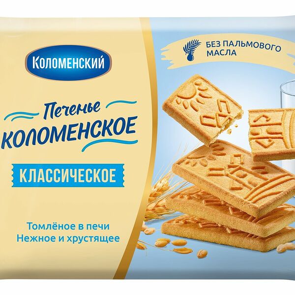 Печенье Коломенское Классическое сахарное, 240 г
