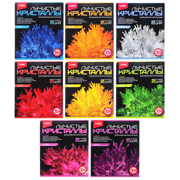 Набор - лучистые кристаллы ТМ Колорит в ассортименте