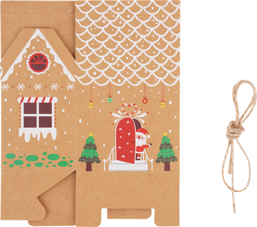 

Набор подарочной упаковки HOMECLUB 0,5x7x5см, крафтовый картон Арт. UNR-241, 6шт