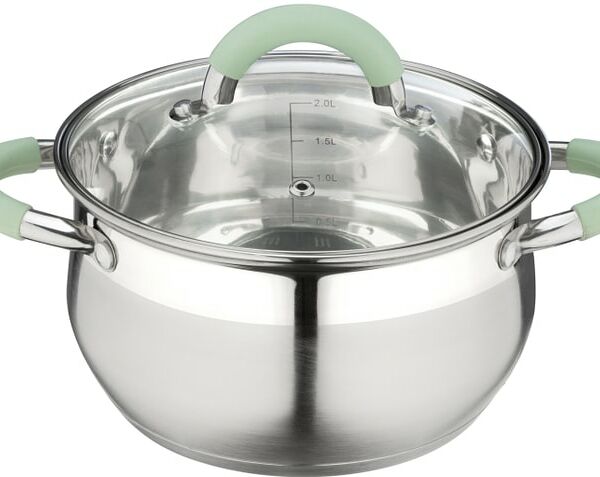 Кастрюля Mallony Mentolo с крышкой 2.6л