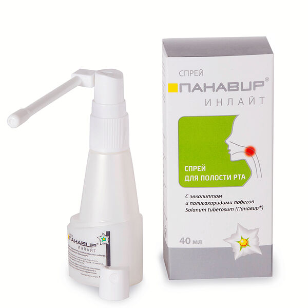Спрей Панавир Инлайт для полости рта эвкалипт 40 мл