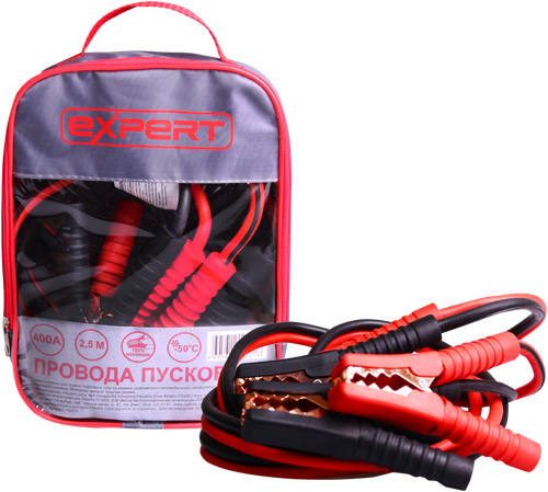 

Провода прикуривания EXPERT 400А Арт. 102218, 2,5м
