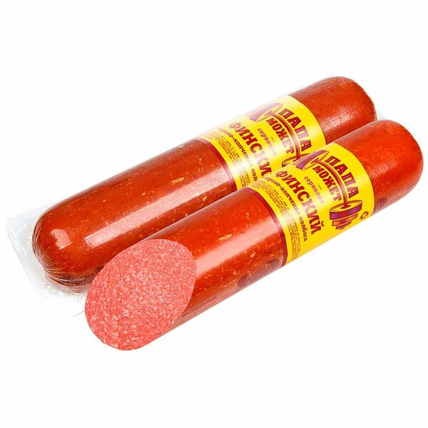 Сервелат варёно-копчёный Папа Может Финский