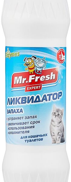 Mr.Fresh Порошок ликвидатор запаха для кошачьих туалетов