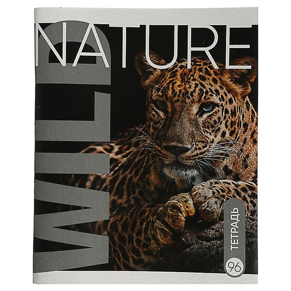 Clipstudio тетрадь общая, 96 листов, в клетку, блок №2, обложка - картон, скрепка, 8 дизайнов, в ассортименте