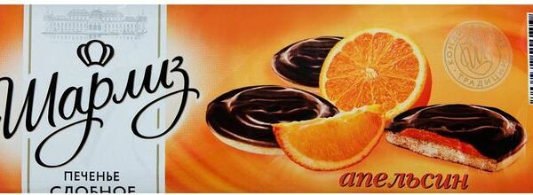 Печенье Шарлиз сдобное апельсин