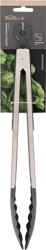 Щипцы кухонные HOMECLUB Ordinario 26cм, нержавеющая сталь, пластик