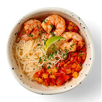 Рисовая лапша с креветками и овощами, Азбука Life